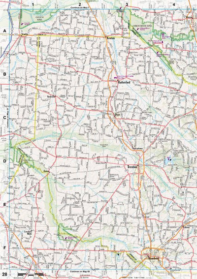 Tennessee Atlas & Gazetteer Page 28 Preview 1