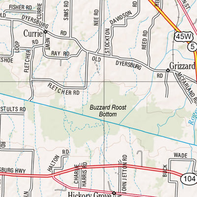 Tennessee Atlas & Gazetteer Page 28 Preview 2