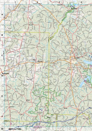 Tennessee Atlas & Gazetteer Page 30 Preview 1