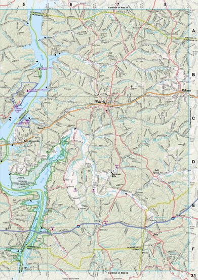 Tennessee Atlas & Gazetteer Page 31 Preview 1