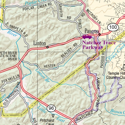 Tennessee Atlas & Gazetteer Page 33 Preview 2