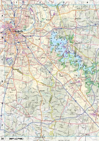 Tennessee Atlas & Gazetteer Page 34 Preview 1