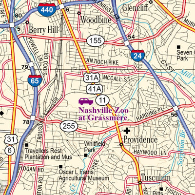 Tennessee Atlas & Gazetteer Page 34 Preview 3