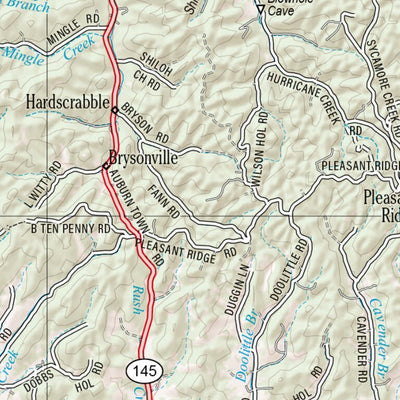 Tennessee Atlas & Gazetteer Page 35 Preview 3