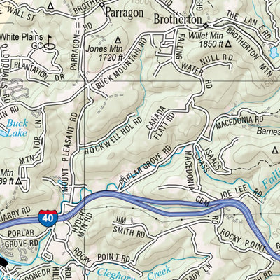 Tennessee Atlas & Gazetteer Page 37 Preview 3