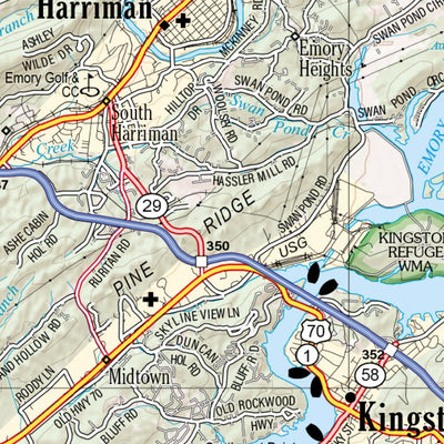 Tennessee Atlas & Gazetteer Page 39 Preview 3