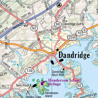 Tennessee Atlas & Gazetteer Page 42 Preview 2