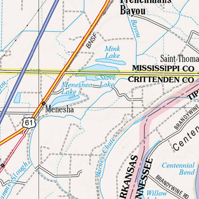 Tennessee Atlas & Gazetteer Page 46 Preview 3