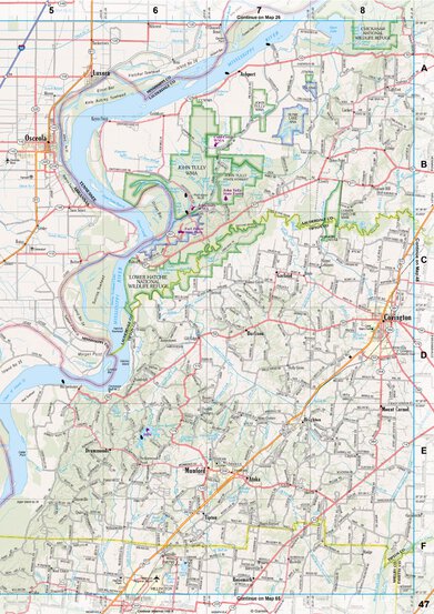 Tennessee Atlas & Gazetteer Page 47 Preview 1
