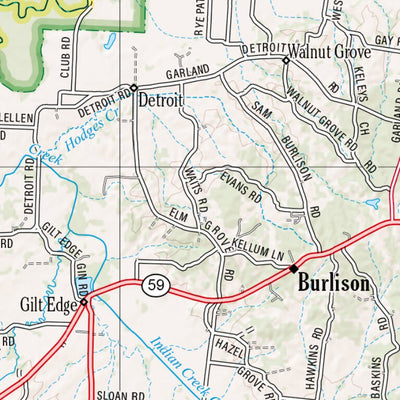 Tennessee Atlas & Gazetteer Page 47 Preview 2