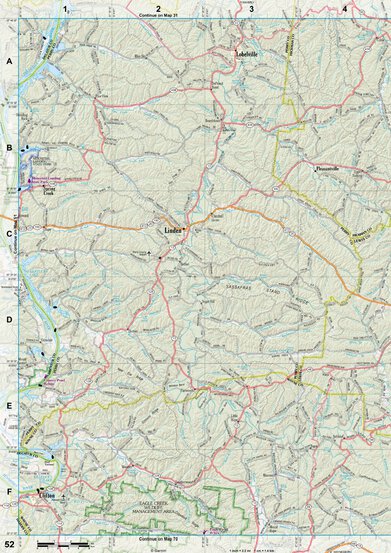 Tennessee Atlas & Gazetteer Page 52 Preview 1