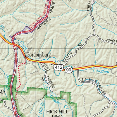 Tennessee Atlas & Gazetteer Page 53 Preview 2