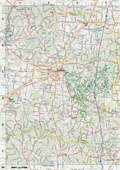 Tennessee Atlas & Gazetteer Page 54 Preview 1
