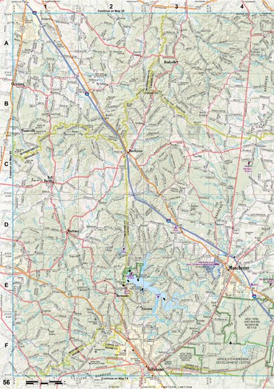 Tennessee Atlas & Gazetteer Page 56 Preview 1
