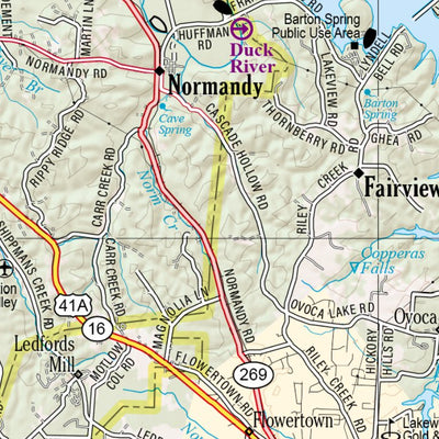 Tennessee Atlas & Gazetteer Page 56 Preview 3