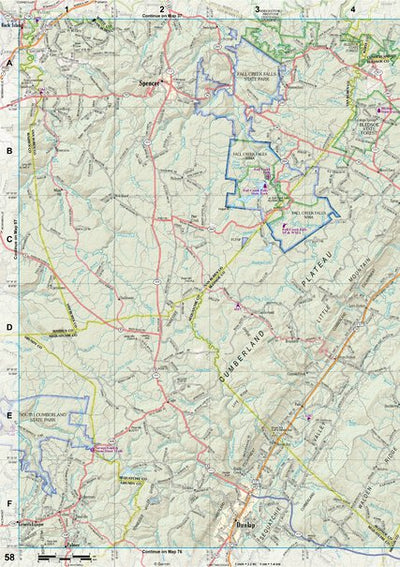 Tennessee Atlas & Gazetteer Page 58 Preview 1