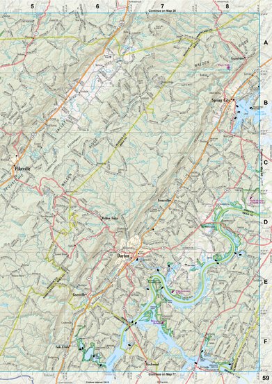 Tennessee Atlas & Gazetteer Page 59 Preview 1