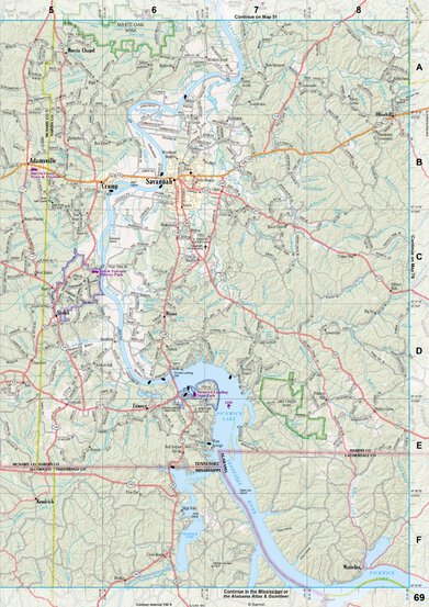 Tennessee Atlas & Gazetteer Page 6 Preview 1