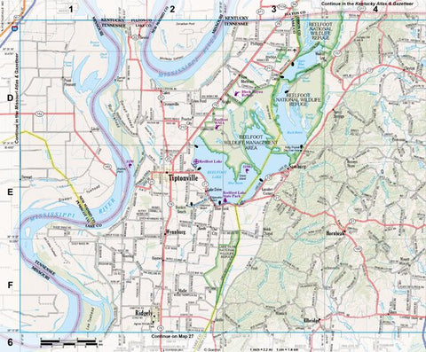 Tennessee Atlas & Gazetteer Page 60 Preview 1