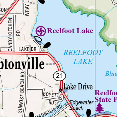 Tennessee Atlas & Gazetteer Page 60 Preview 2