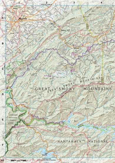 Tennessee Atlas & Gazetteer Page 63 Inset Preview 1