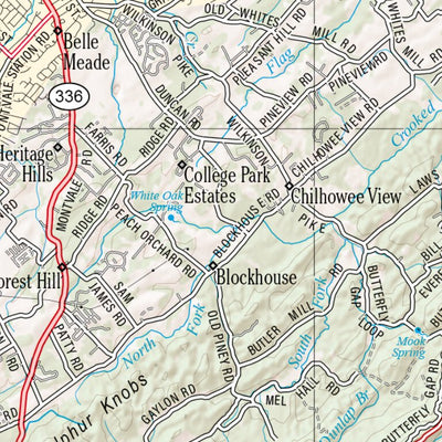 Tennessee Atlas & Gazetteer Page 63 Inset Preview 3