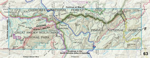 Tennessee Atlas & Gazetteer Page 63 Preview 1