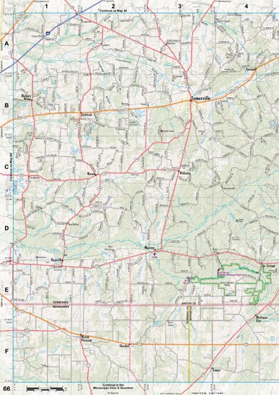 Tennessee Atlas & Gazetteer Page 67 Preview 1