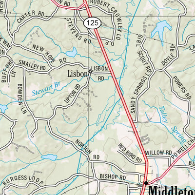 Tennessee Atlas & Gazetteer Page 68 Preview 3