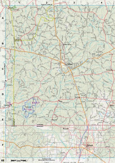 Tennessee Atlas & Gazetteer Page 69 Preview 1