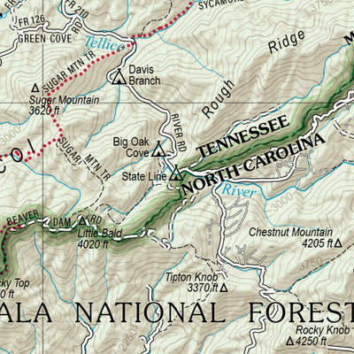 Tennessee Atlas & Gazetteer Page 7 Preview 3