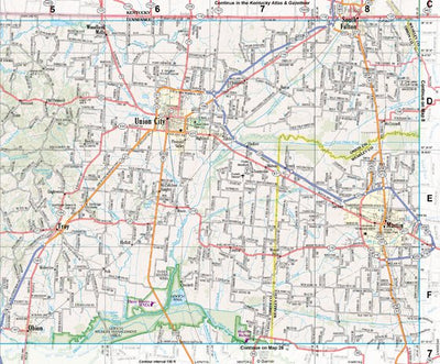 Tennessee Atlas & Gazetteer Page 70 Preview 1