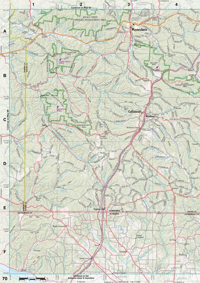 Tennessee Atlas & Gazetteer Page 71 Preview 1