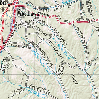 Tennessee Atlas & Gazetteer Page 71 Preview 3