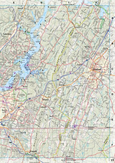 Tennessee Atlas & Gazetteer Page 78 Preview 1