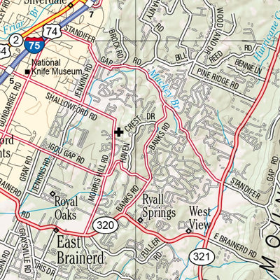 Tennessee Atlas & Gazetteer Page 78 Preview 3