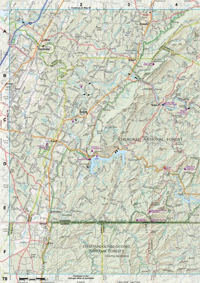 Tennessee Atlas & Gazetteer Page 79 Preview 1