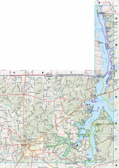 Tennessee Atlas & Gazetteer Page 9 Preview 1