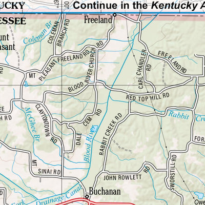 Tennessee Atlas & Gazetteer Page 9 Preview 2