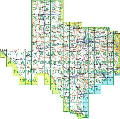 Texas Atlas & Gazetteer Overview Preview 1