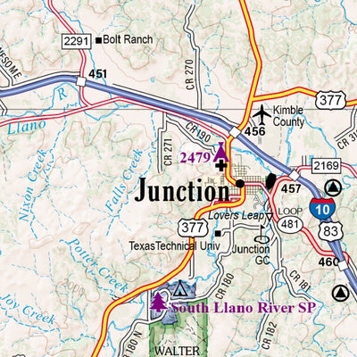 Texas Atlas & Gazetteer Page 102 Preview 3