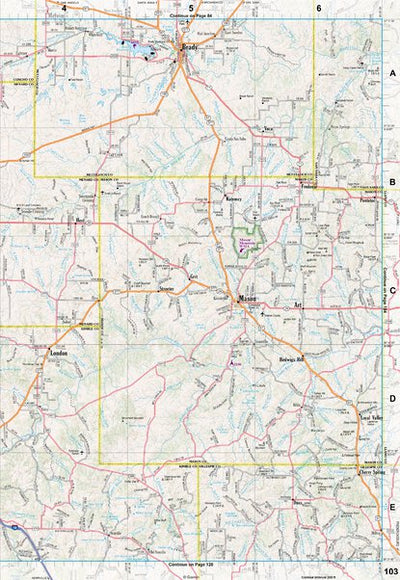 Texas Atlas & Gazetteer Page 103 Preview 1