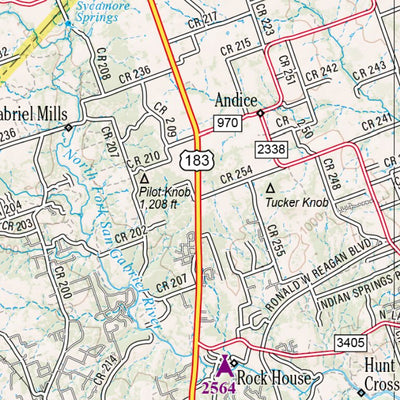 Texas Atlas & Gazetteer Page 105 Preview 2