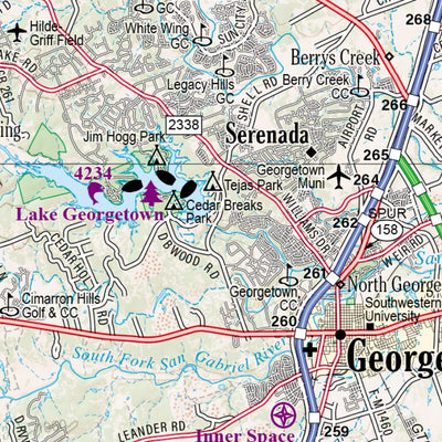 Texas Atlas & Gazetteer Page 105 Preview 3