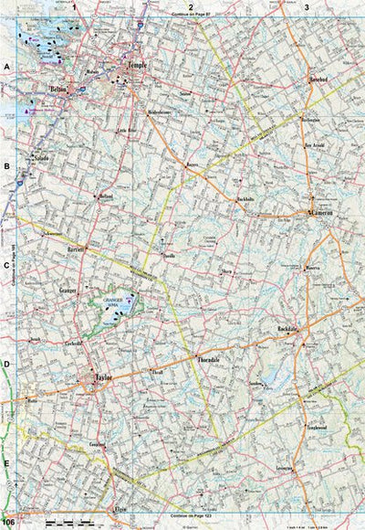 Texas Atlas & Gazetteer Page 106 Preview 1