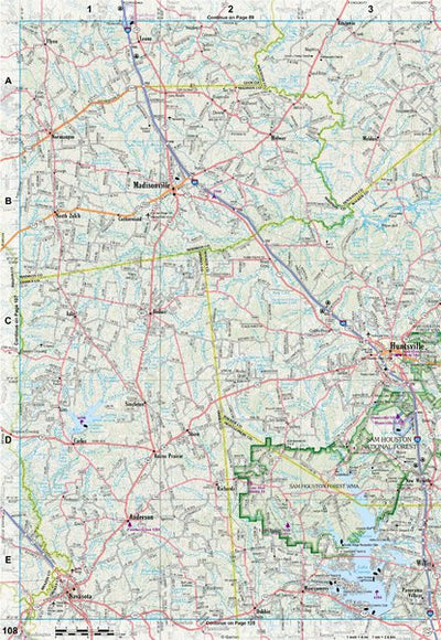 Texas Atlas & Gazetteer Page 108 Preview 1
