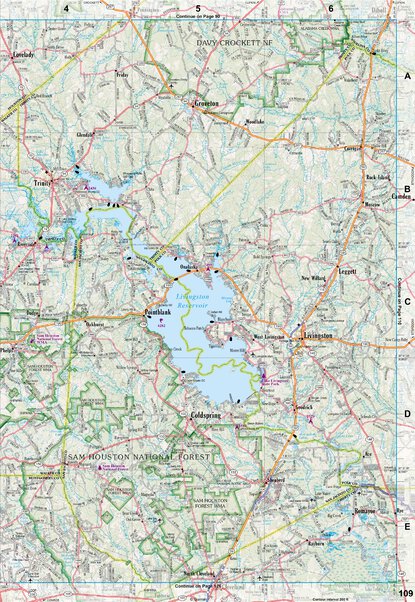 Texas Atlas & Gazetteer Page 109 Preview 1