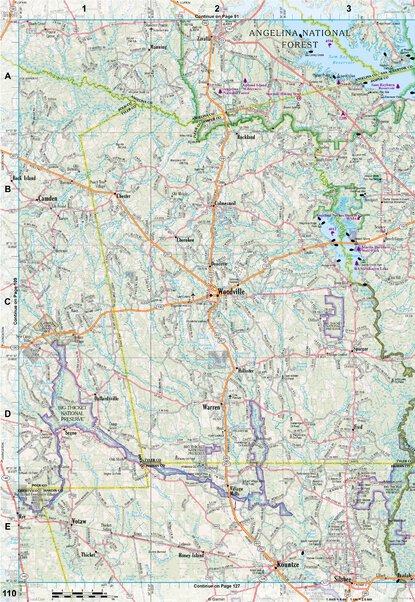 Texas Atlas & Gazetteer Page 110 Preview 1