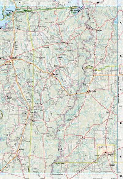 Texas Atlas & Gazetteer Page 111 Preview 1