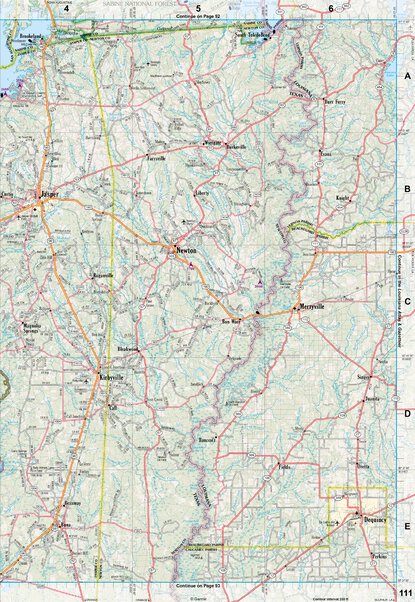 Texas Atlas & Gazetteer Page 111 Preview 1